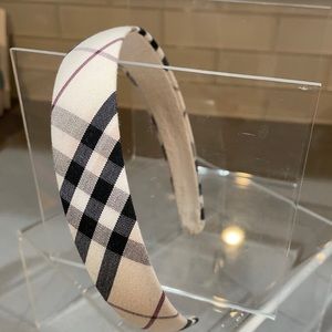 Plaid headband -new OS